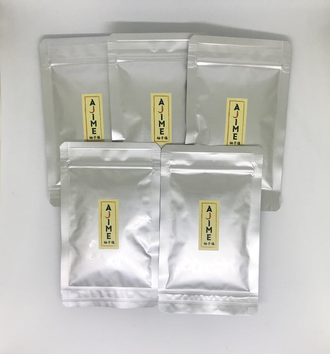 オリジナルスパイスAJIME柚子塩詰め替えパック(15g) ×5袋セット