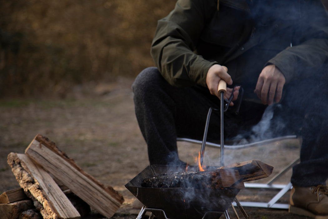 多機能薪バサミ炎群（homura）ヒノキ （スタンダードサイズ）