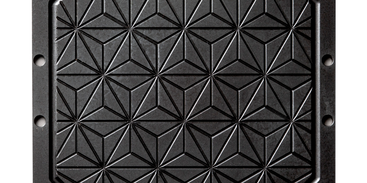 LGASIA】ソロキャン 家キャン向け 9mm極厚鉄板「和柄麻の葉」アート